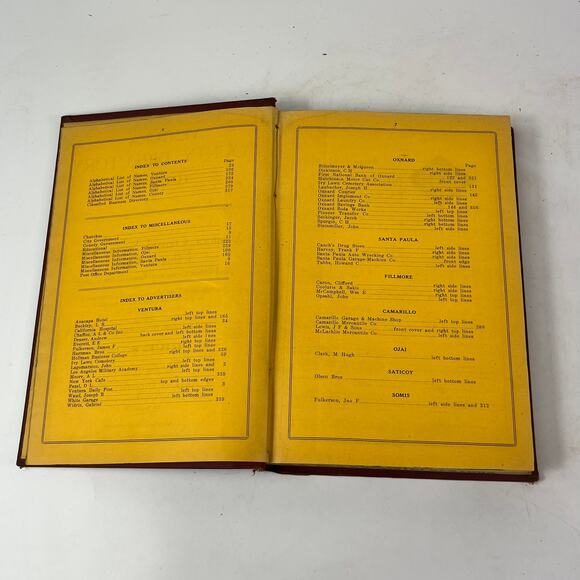 1918-19 CA Ventura County Directory FAIR Business Ancestry Genealogy Antique Vtg - Picture 9 of 16